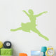 Green Grande Jette Ballerina Wall Decal