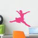 Hot-pink Grande Jette Ballerina Wall Decal