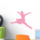 Pink Grande Jette Ballerina Wall Decal