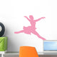 Pink Grande Jette Ballerina Wall Decal