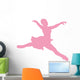 Pink Grande Jette Ballerina Wall Decal