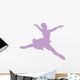 Purple Grande Jette Ballerina Wall Decal