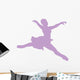 Purple Grande Jette Ballerina Wall Decal