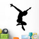 Black Ballet Dancer Silhouette Wall Decal
