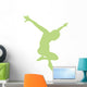 Ballet Silhouette Lime Green Wall Decal