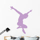 Ballet Silhouette Lavender Wall Decal