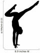 Black Handstand Ballet Dancer Wall Decal