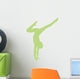 Lime Green Handstand Ballerina Wall Decal
