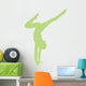 Lime Green Handstand Ballerina Wall Decal