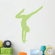 Lime Green Handstand Ballerina Wall Decal