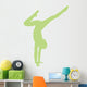 Lime Green Handstand Ballerina Wall Decal