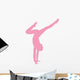 Pink Handstand Ballerina Wall Decal