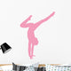 Pink Handstand Ballerina Wall Decal