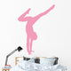 Pink Handstand Ballerina Wall Decal
