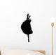 Black Splits Ballerina Wall Decal