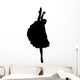 Black Splits Ballerina Wall Decal