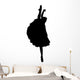 Black Splits Ballerina Wall Decal