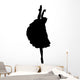 Black Splits Ballerina Wall Decal