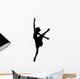 Black Ballet Silhouette Wall Decal