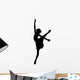 Black Ballet Silhouette Wall Decal