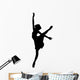 Black Ballet Silhouette Wall Decal