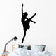 Black Ballet Silhouette Wall Decal