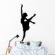 Black Ballet Silhouette Wall Decal