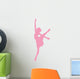 Pink Arabesque Ballet Wall Decal