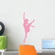 Pink Arabesque Ballet Wall Decal
