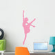 Pink Arabesque Ballet Wall Decal