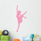 Pink Arabesque Ballet Wall Decal