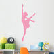 Pink Arabesque Ballet Wall Decal