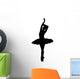 Black Ballet Silhouette Wall Decal