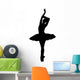 Black Ballet Silhouette Wall Decal