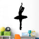 Black Ballet Silhouette Wall Decal