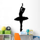 Black Ballet Silhouette Wall Decal