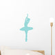 Blue Prima Ballerina Wall Decal