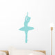 Blue Prima Ballerina Wall Decal