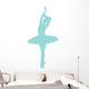 Blue Prima Ballerina Wall Decal