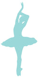Blue Prima Ballerina Wall Decal
