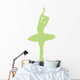 Lime Green Prima Ballerina Wall Decal