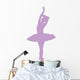 Ballet Silhouette Lavender Wall Decal