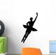 Black Assemble Ballerina Wall Decal