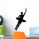 Black Assemble Ballerina Wall Decal