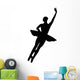 Black Assemble Ballerina Wall Decal