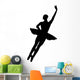 Black Assemble Ballerina Wall Decal