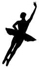 Black Assemble Ballerina Wall Decal