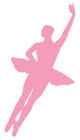 Pink Assemble Ballerina Dancer Wall Decal