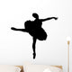 Black Ballet Silhouette Wall Decal