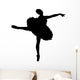 Black Ballet Silhouette Wall Decal